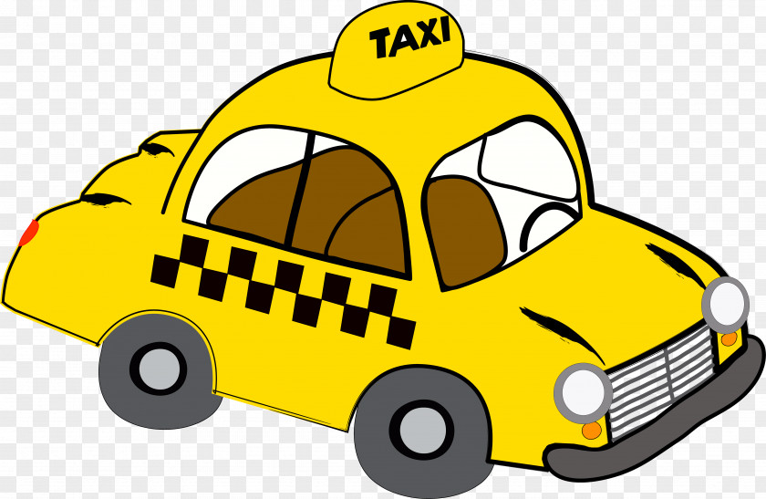 Taxi Yellow Cab Stock Photography Clip Art PNG