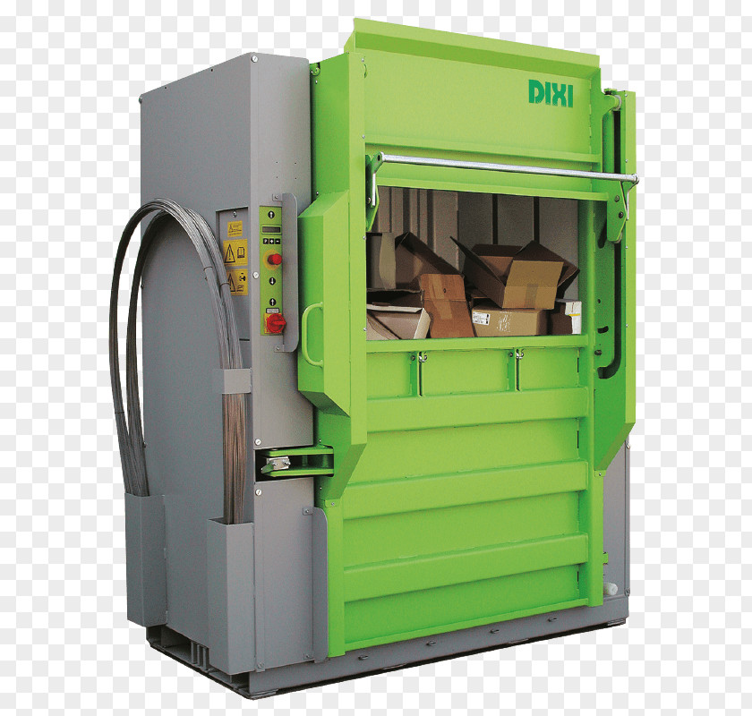Baler Mockup Paper Machine Press Cardboard Waste PNG