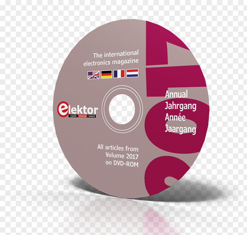 Compact Disc Elektor Electronics DVD Magazine PNG