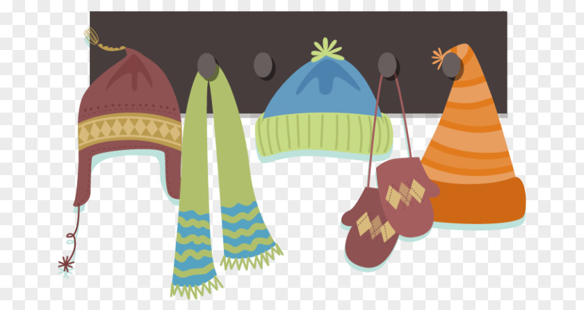 Hat Scarf Glove Feather Boa PNG