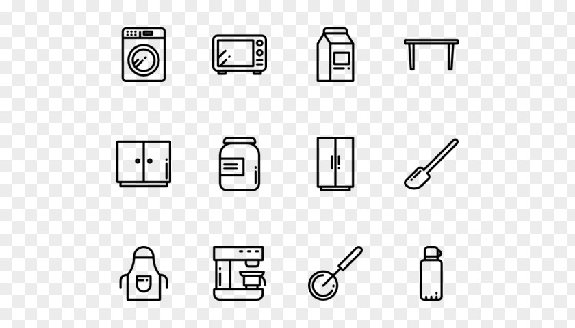 Kitchen Element Paper Drawing White Technology PNG