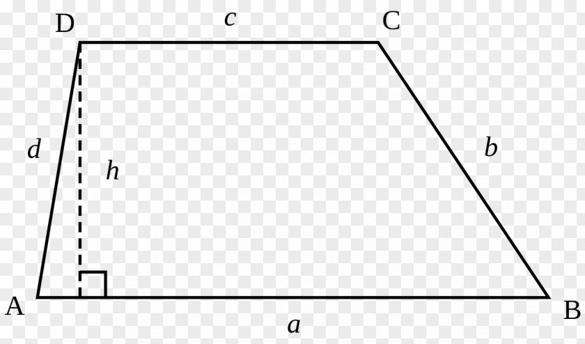 Triangle Isosceles Trapezoid Area Quadrilateral Geometry PNG