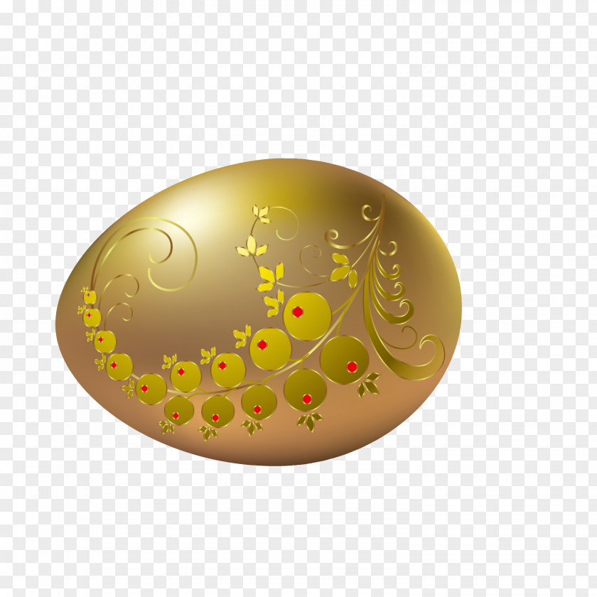Easter Golden Egg Clip Art PNG