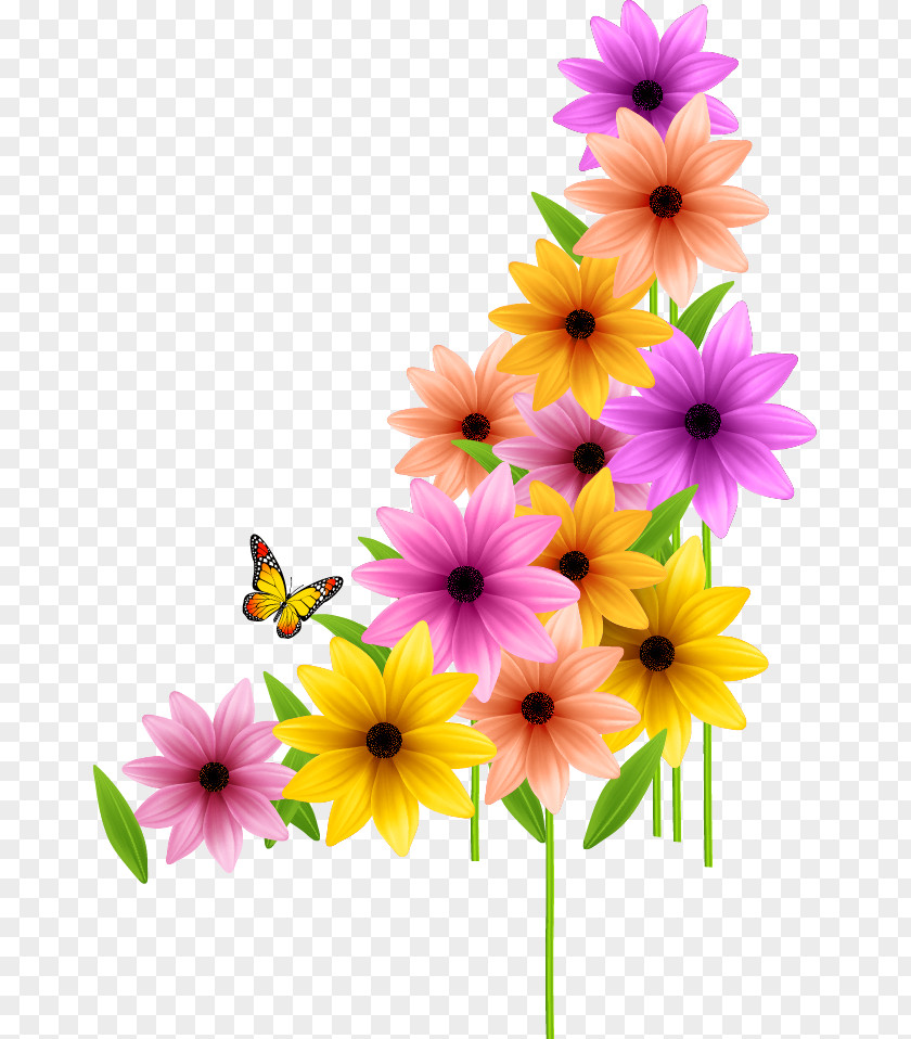 Wedding Color Flowers Flower Spring Clip Art PNG