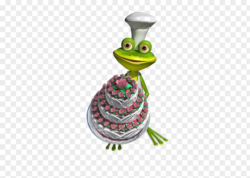 Cartoon Frog Cake Material Torta Torte Chef Illustration PNG