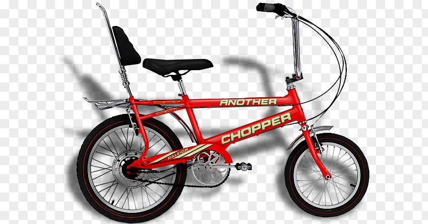 Chopper Bicycle Frames BMX Bike Wheels Raleigh Saddles PNG