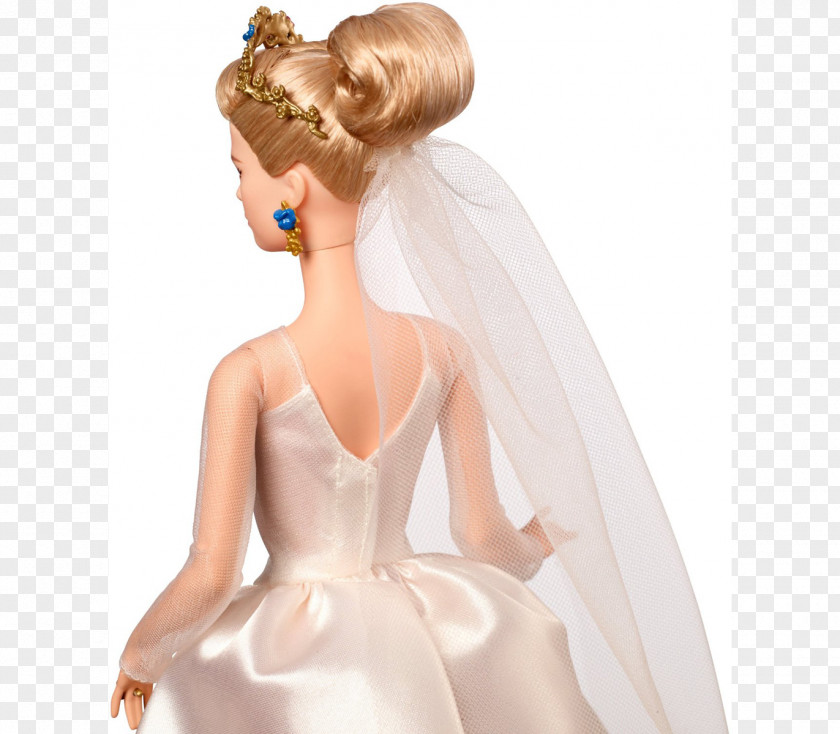 Cinderella Doll Mattel Toy Gown Dress PNG