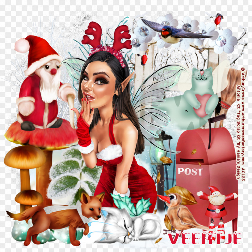 Naughty Christmas Ornament Decoration PNG