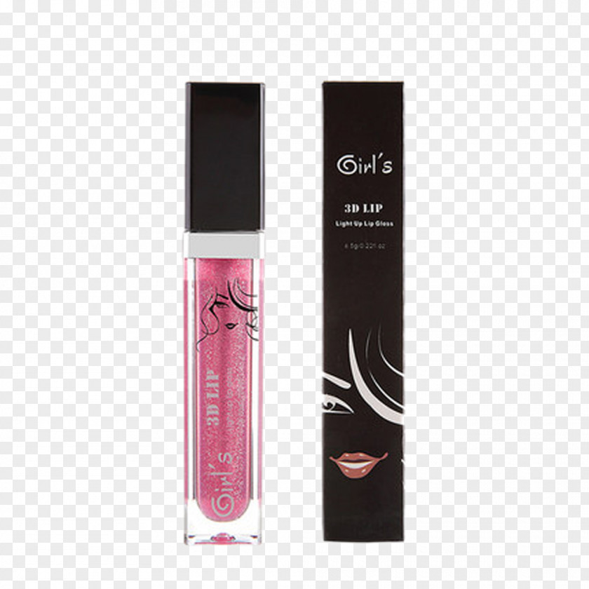 Pale Pink Peach Flavor Lip Gloss Lipstick Red Designer PNG