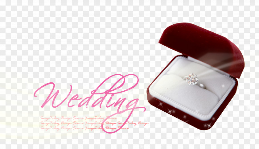Propose Ring Wedding Convite Template Download PNG