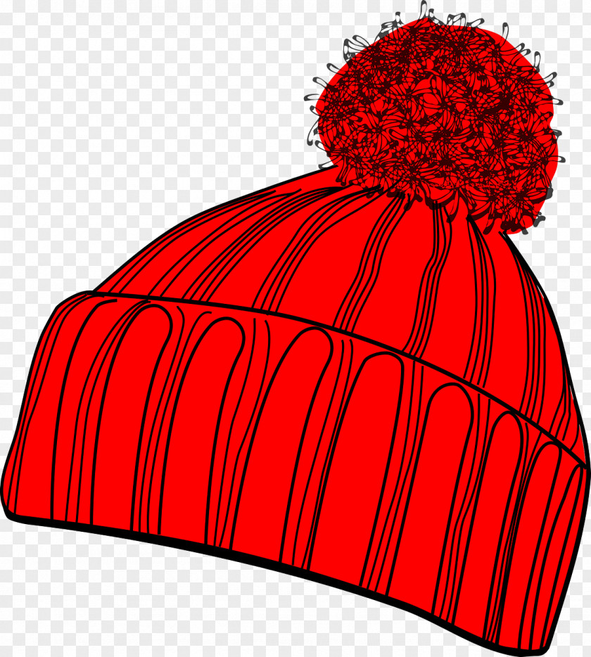 Red Clothing Cap Beanie Headgear PNG