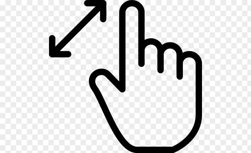 Zoom Index Finger Thumb Signal PNG