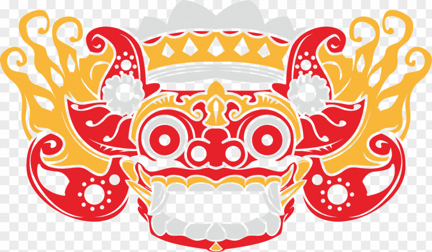 Barong Pattern Clip Art Illustration PNG