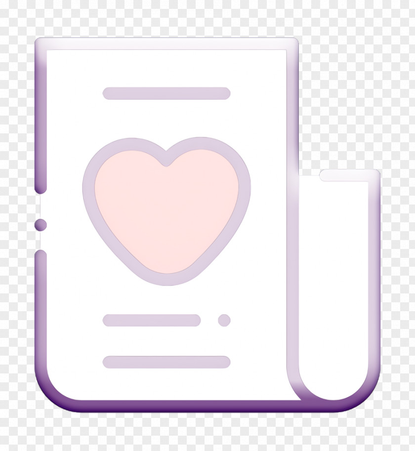 Material Property Lilac Heart Icon Love Marriage PNG