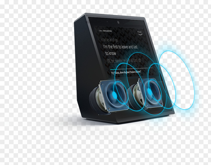 Sound Wave Amazon Echo Show Audio Laptop Loudspeaker PNG