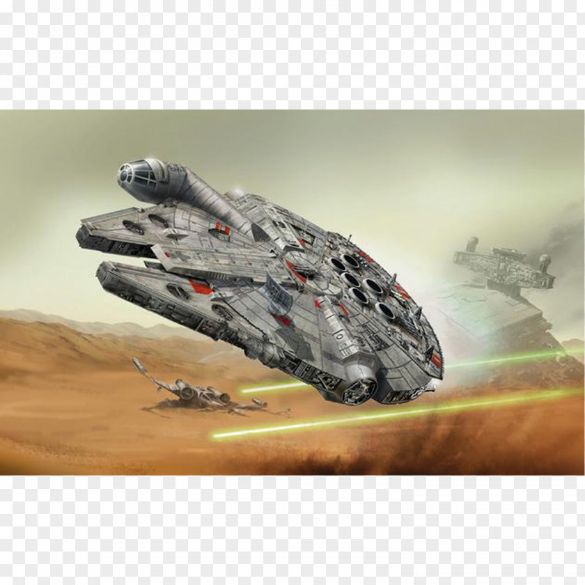 Star Wars Revell Millennium Falcon Plastic Model 1:72 Scale PNG