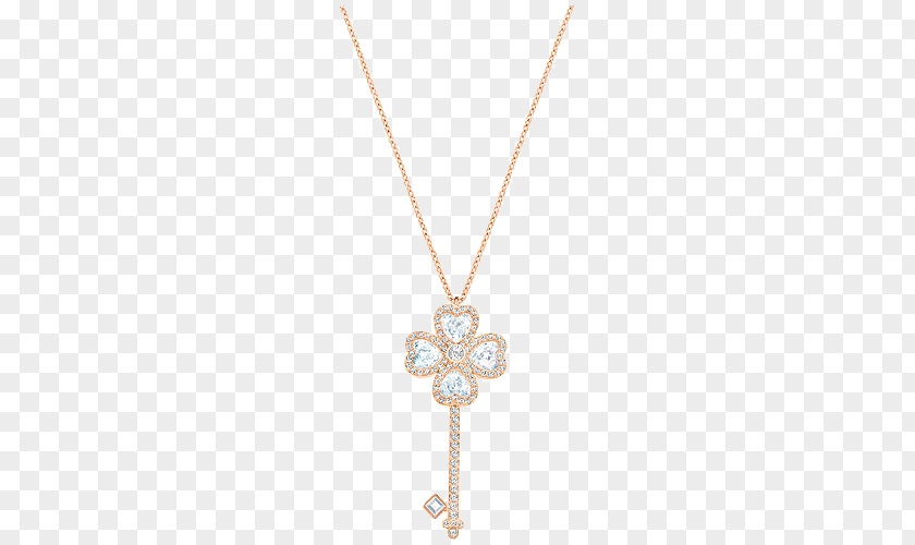 Swarovski Jewelry Gold Necklace Pendant Chain Jewellery Pattern PNG