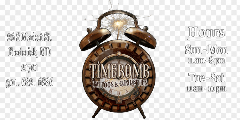 Time Bomb Tattoos & Curiosities Alarm Clocks Tattoo Artist PNG