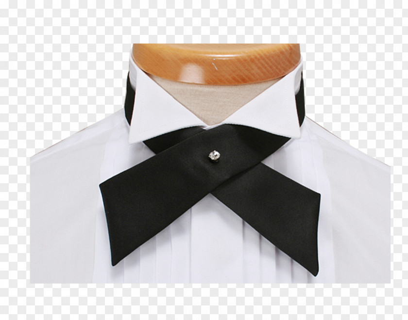 Black Ribbon Men Cross Bow Tie Necktie Formal Wear Tailcoat PNG