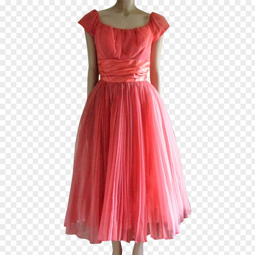 Chiffon Cocktail Dress Party Formal Wear PNG
