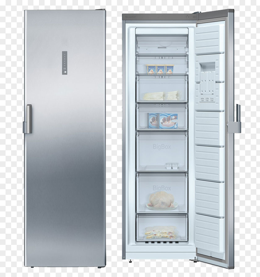 Freezers Auto-defrost Home Appliance Balay 3GF8661P Inox 1.86 M Bertikal PNG