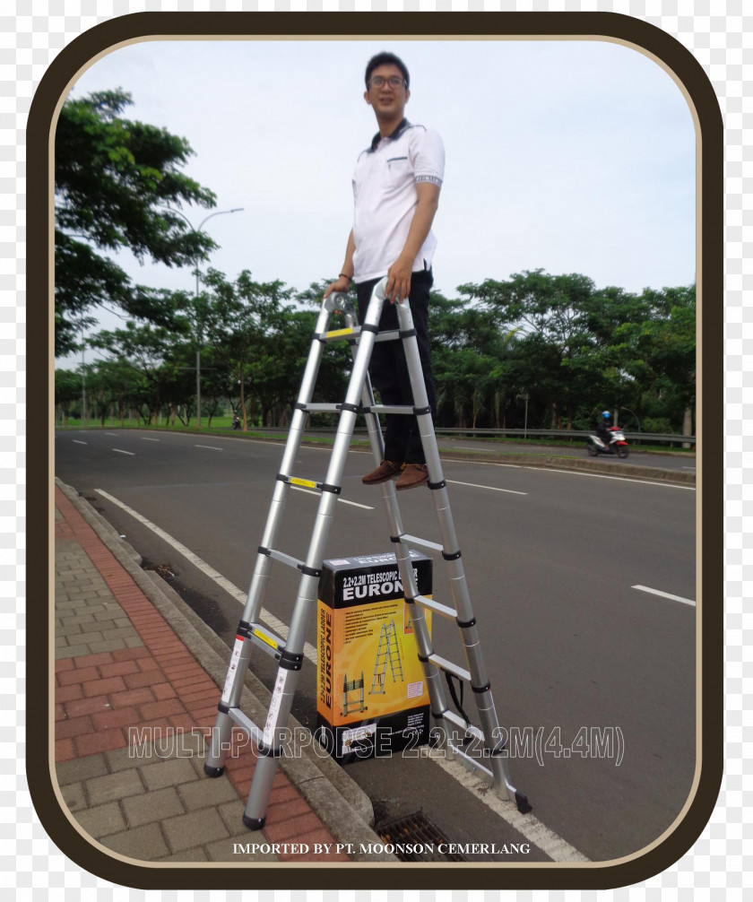 Ladder Aluminium Height Meter Function PNG