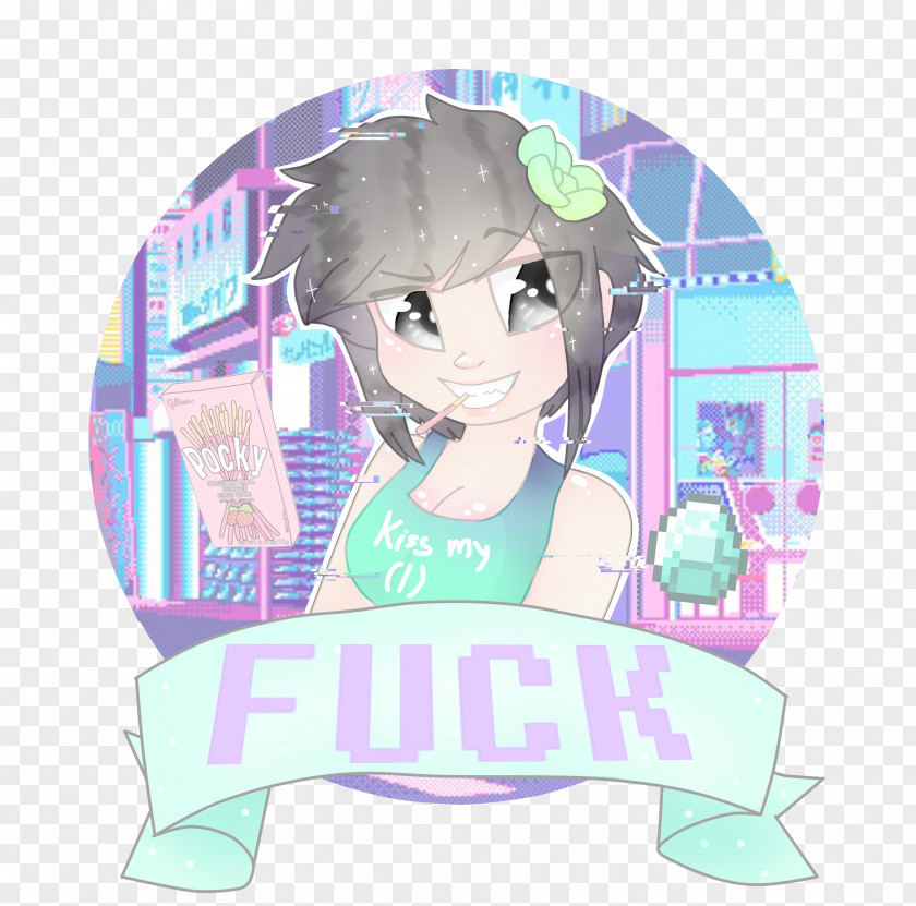 Tina Vaporwave Art Aesthetics Drawing PNG