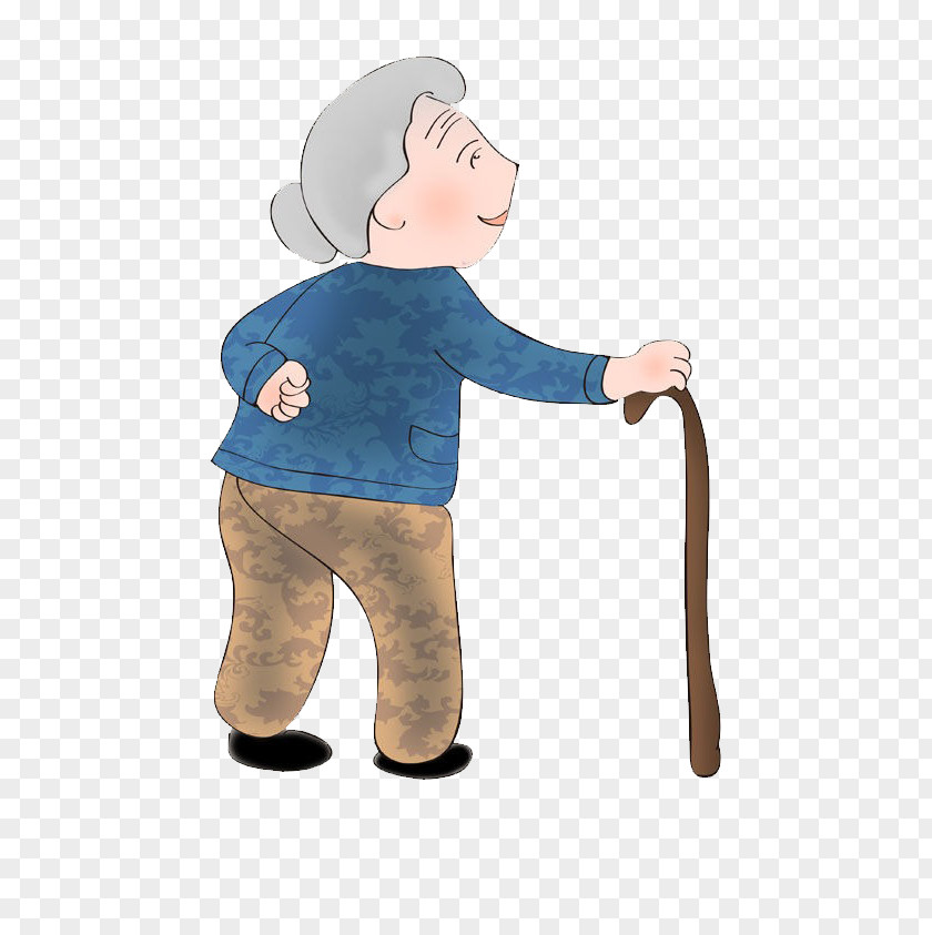 An Old Man Age Illustration PNG