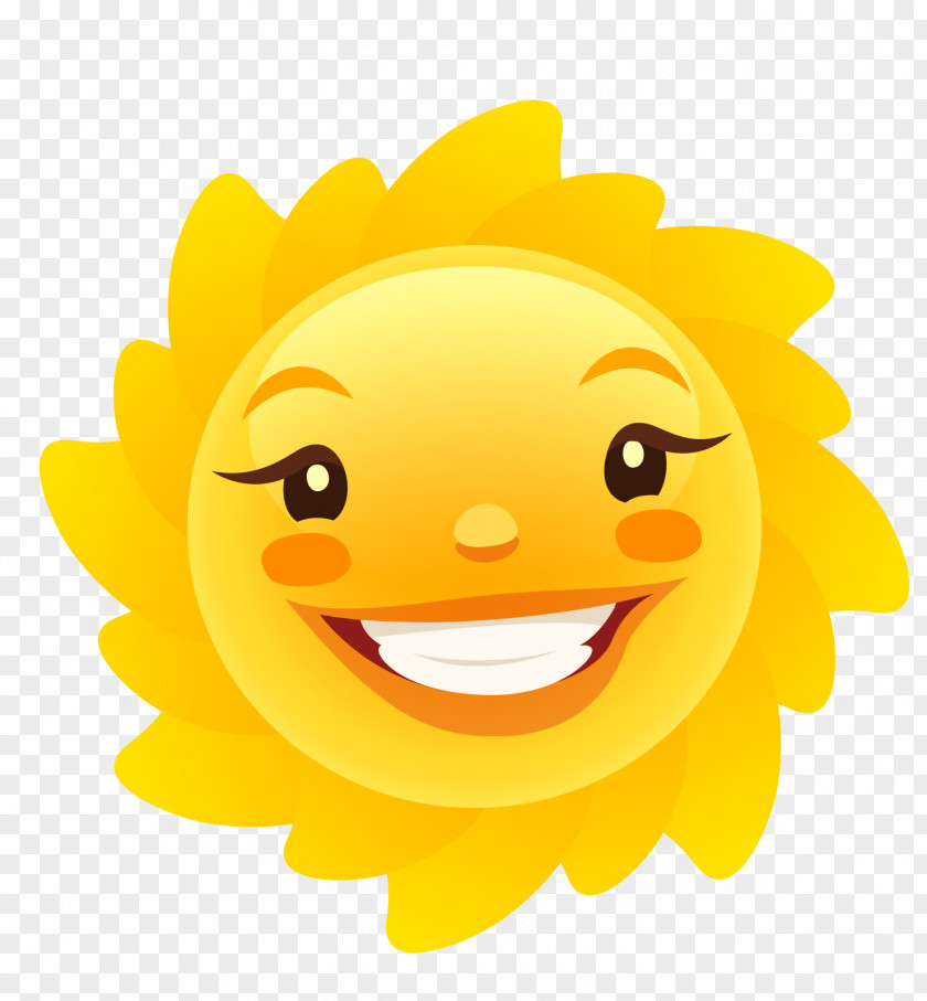 Cartoon Cute Smile Sun Smiley Dvorets Iskusstv PNG