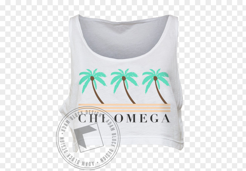 Chi Omega Sleeve T-shirt Product PNG