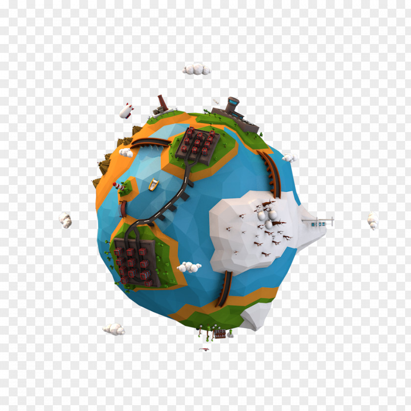 Earth Low Poly 3D Modeling TurboSquid Polygon PNG