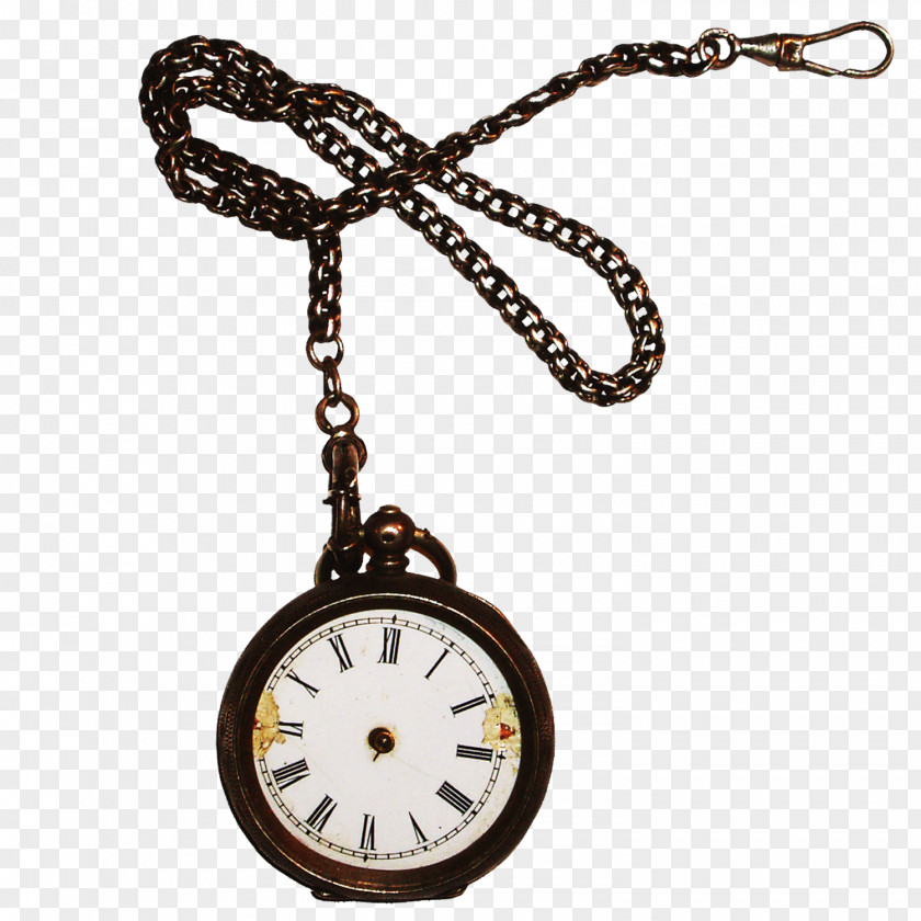 Pocket Watch Clock Antique Chain PNG