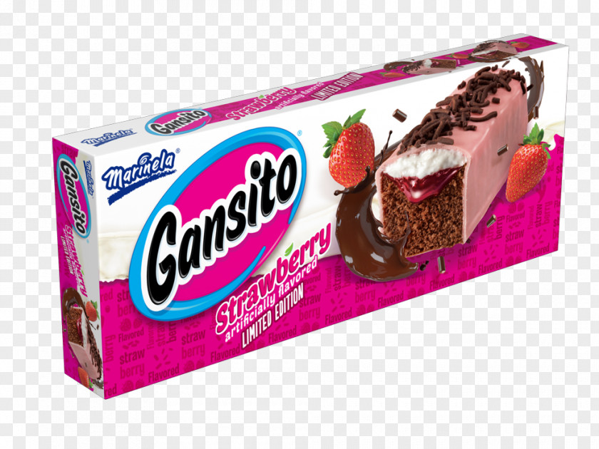 Strawberry Flavor Chocolate Bar Gansito Sweetness Snack Cake Fresa PNG