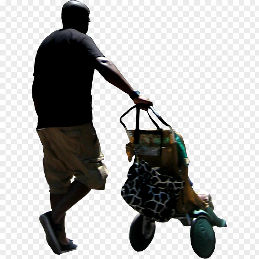 Stroller Father Baby Transport Child Infant Parent PNG