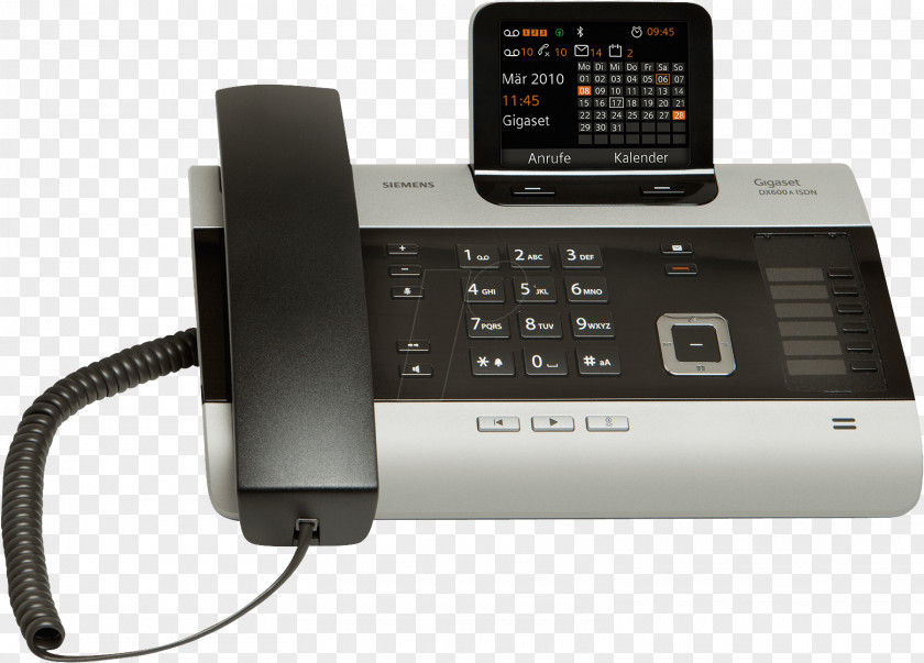 Umts Gigaset DX600A ISDN Telephone Integrated Services Digital Network Answering Machines PNG