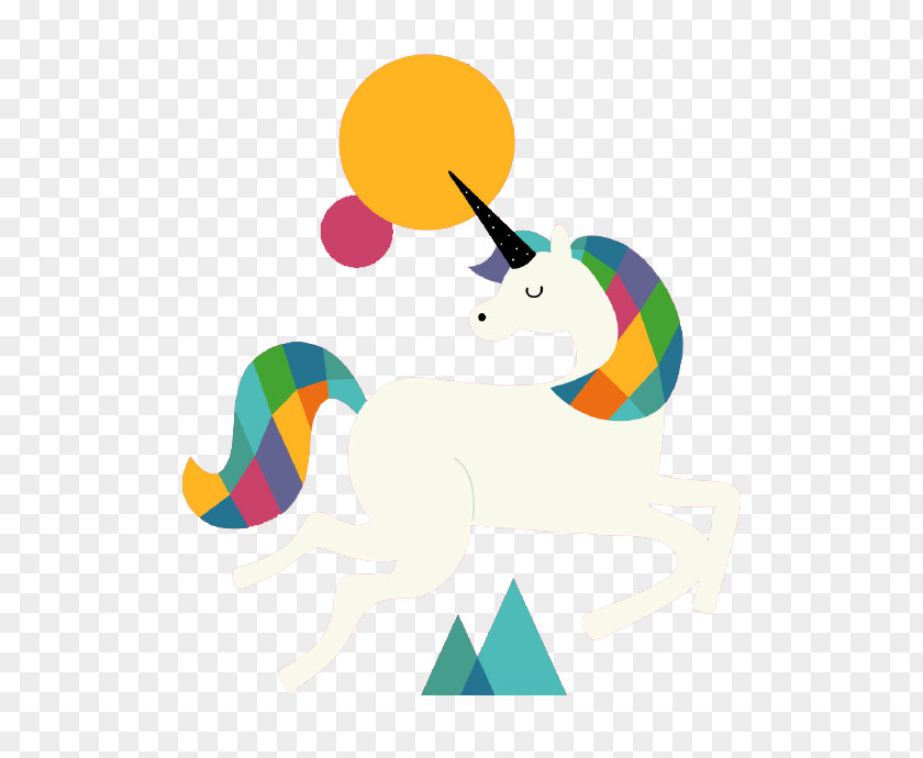 White Unicorn Clip Art PNG