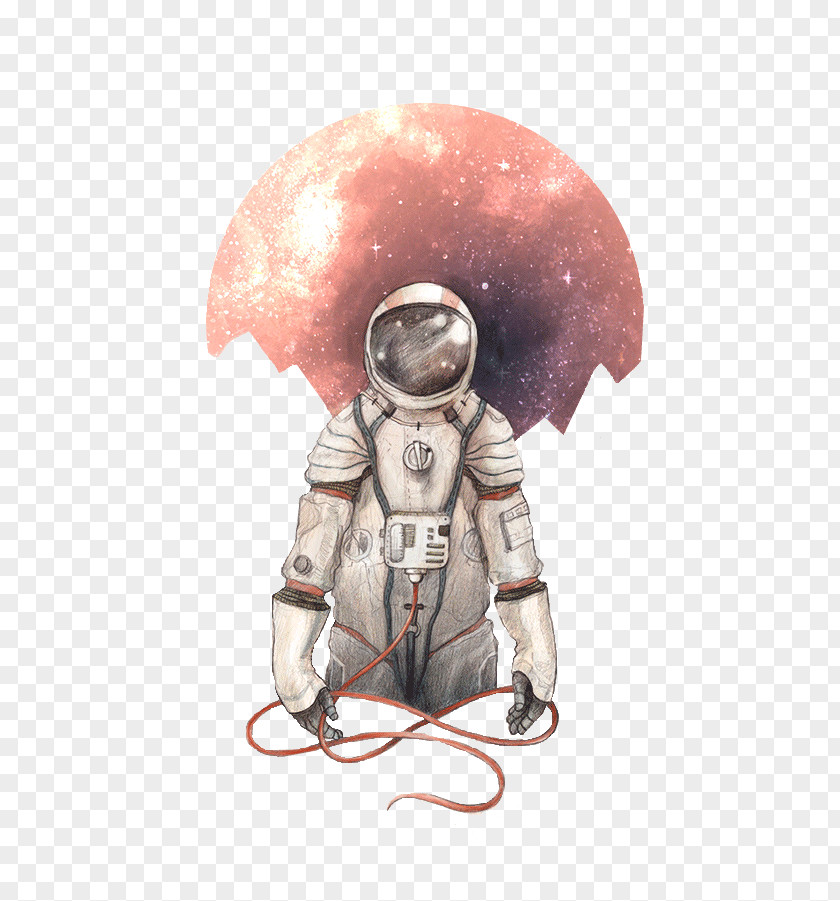 Astronaut Outer Space Apollo 11 Drawing PNG