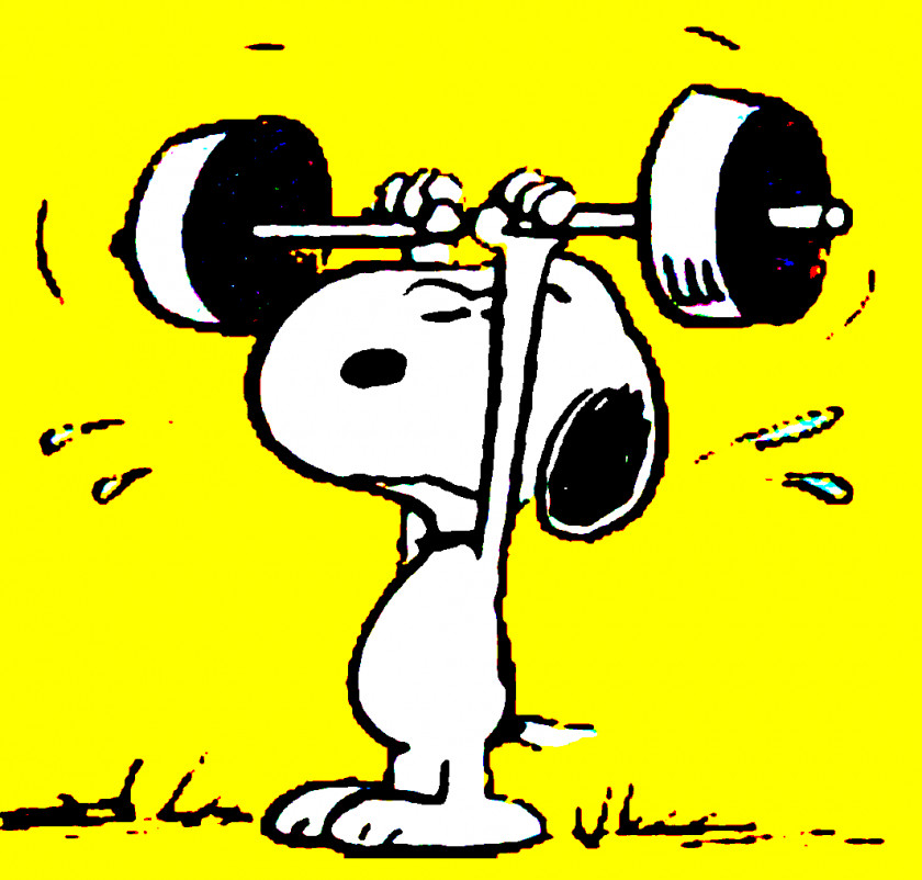 Barbell Snoopy Charlie Brown Peanuts Comics YouTube PNG