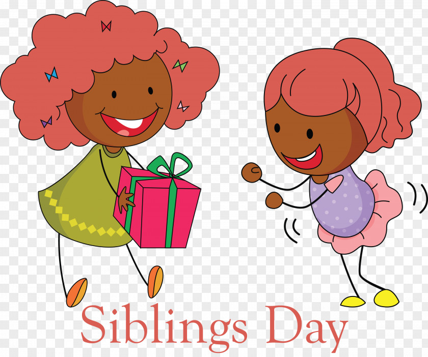 Happy Siblings Day PNG