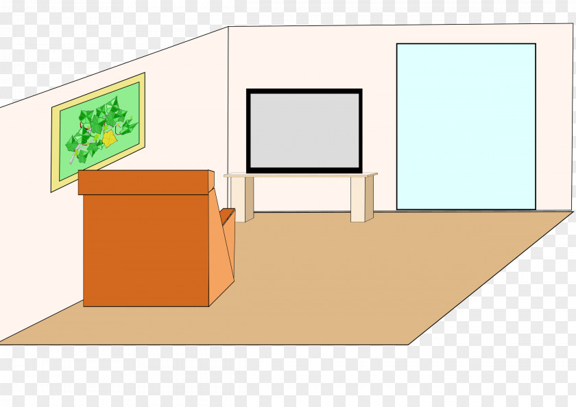 Room Clipart Table Living Sala Clip Art PNG