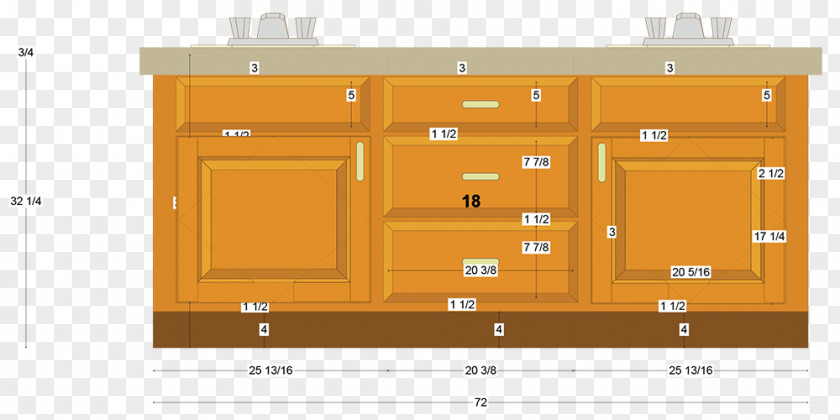 Top View Furniture Kitchen Sink Line PNG