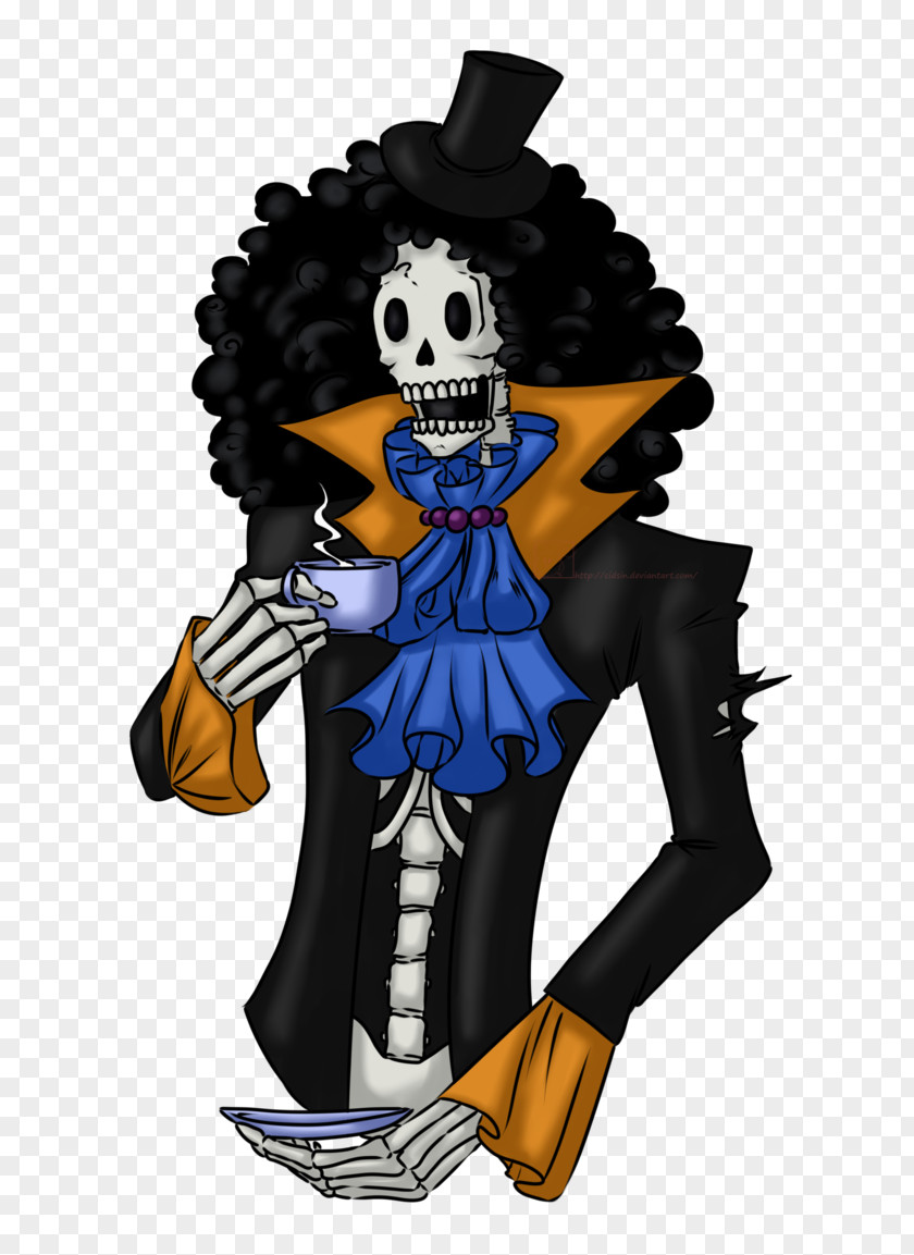 Brook One Piece Cartoon Character Fiction PNG