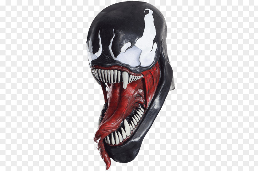 Marvel Venom Spider-Man Latex Mask Costume PNG