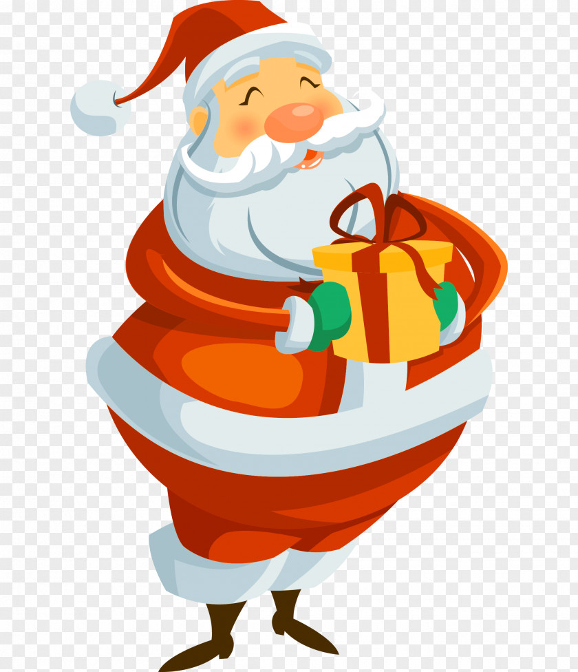 Santa Claus Rudolph Christmas Clip Art PNG