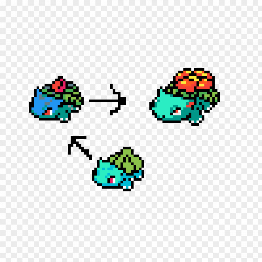 Bulbasaur Pixel Clip Art Drawing Image PNG