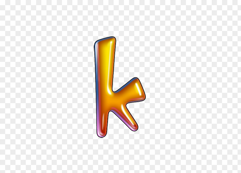 Droplets Letter K PNG