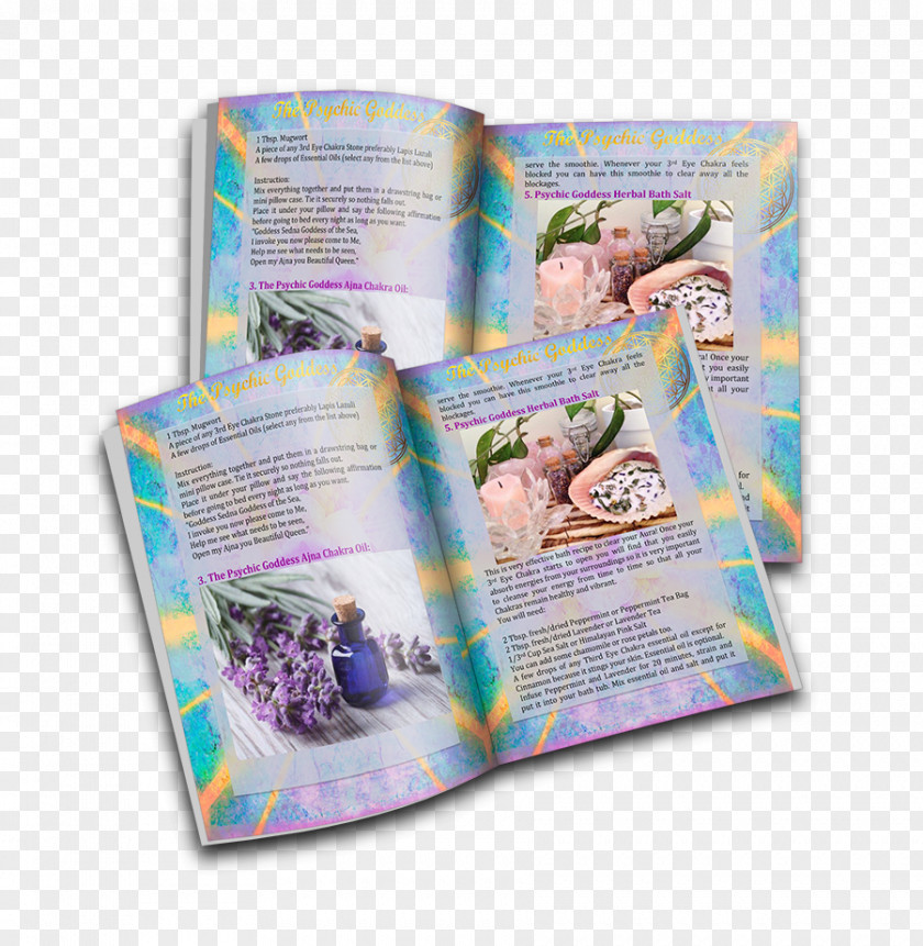 Moon Goddess Plastic Brochure PNG