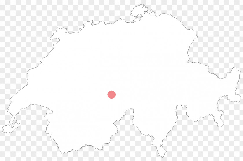 Switzerland Map Line Tuberculosis PNG