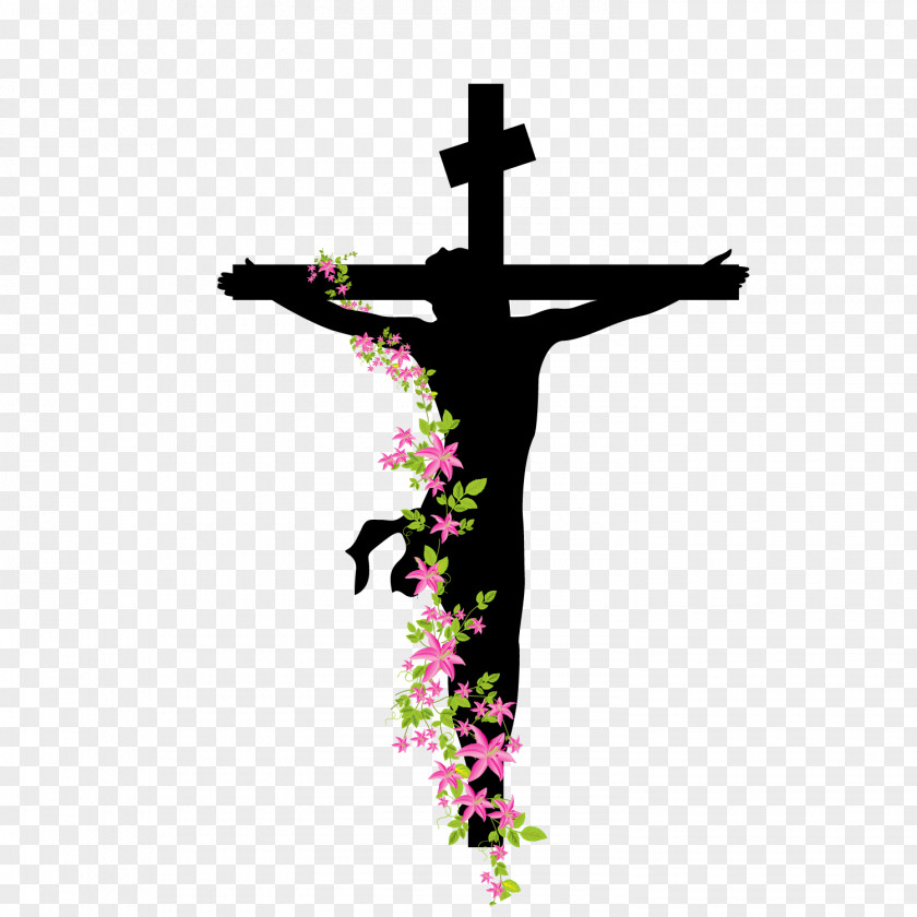 Vector Jesus Resurrected Christian Cross Christianity Crucifixion Of PNG