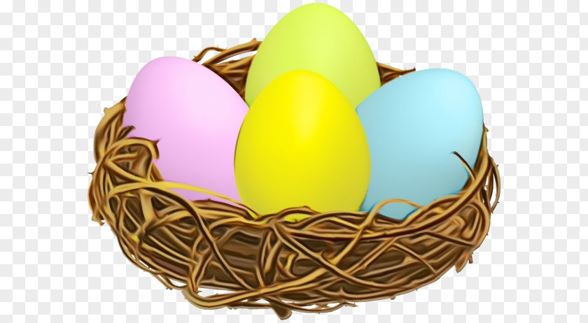 Gift Basket Holiday Easter Egg Background PNG